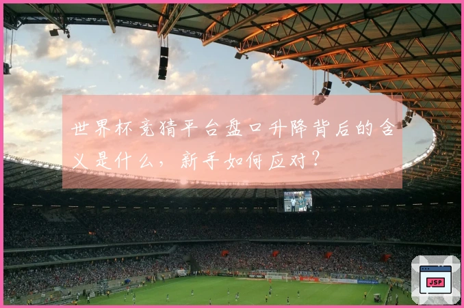 世界杯竞猜平台盘口升降背后的含义是什么，新手如何应对？
